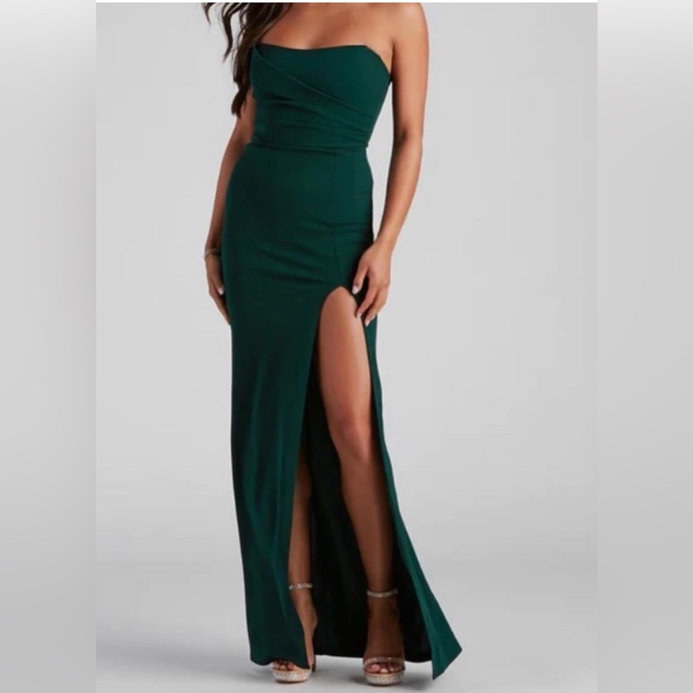 Windsor Dark Green Maxi Dress